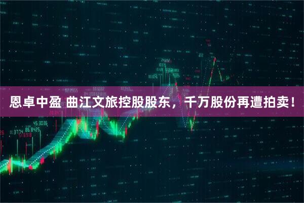 恩卓中盈 曲江文旅控股股东，千万股份再遭拍卖！