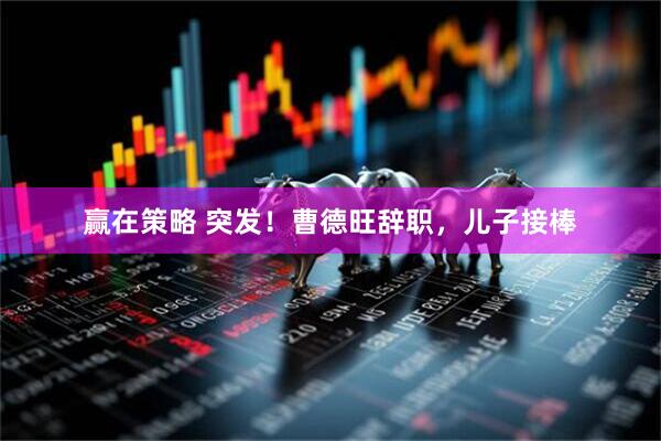 赢在策略 突发！曹德旺辞职，儿子接棒