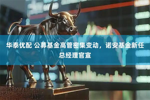 华泰优配 公募基金高管密集变动，诺安基金新任总经理官宣
