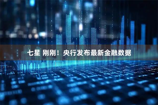 七星 刚刚！央行发布最新金融数据